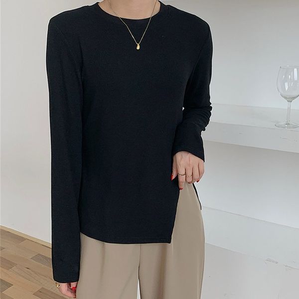 women's blouses & shirts hzirip 11 colors split thin sleeves complete back shirts solid design woman streetwear elegant casual femme lo, White
women's blouses & shirts hzirip 11 colors split thin sleeves complete back shirts solid design woman streetwear elegant casual femme lo, White