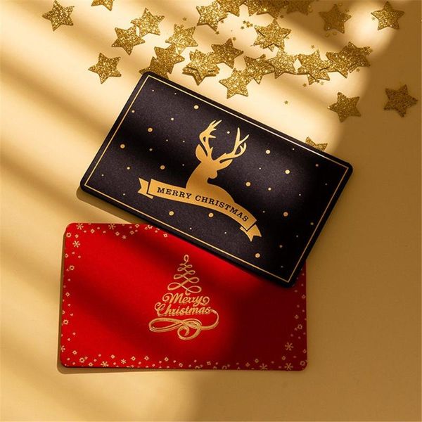 greeting cards 1/6 pcs christmas card high-end bronzing blessing thanksgiving wishing message with envelopes stickers
greeting cards 1/6 pcs christmas card high-end bronzing blessing thanksgiving wishing message with envelopes stickers