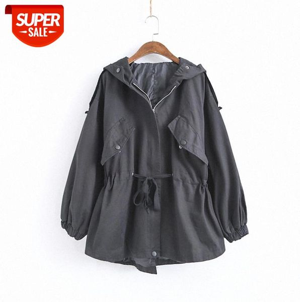 930655 elastic waist thinner mid-length hooded windbreaker korean style long-sleeved jacket women #zl9r, Black
930655 elastic waist thinner mid-length hooded windbreaker korean style long-sleeved jacket women #zl9r, Black