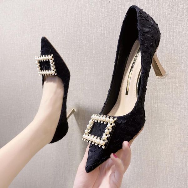 dress shoes 2021 sandals slip-on toe fine heeled logs for women shallow mouth stiletto pointed pumps lace-up, Black
dress shoes 2021 sandals slip-on toe fine heeled logs for women shallow mouth stiletto pointed pumps lace-up, Black