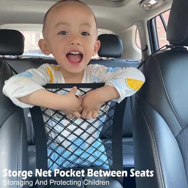 car interior trunk elastic mesh net isolate storage bag seat back grid pocket for children protection accessories organizer
car interior trunk elastic mesh net isolate storage bag seat back grid pocket for children protection accessories organizer