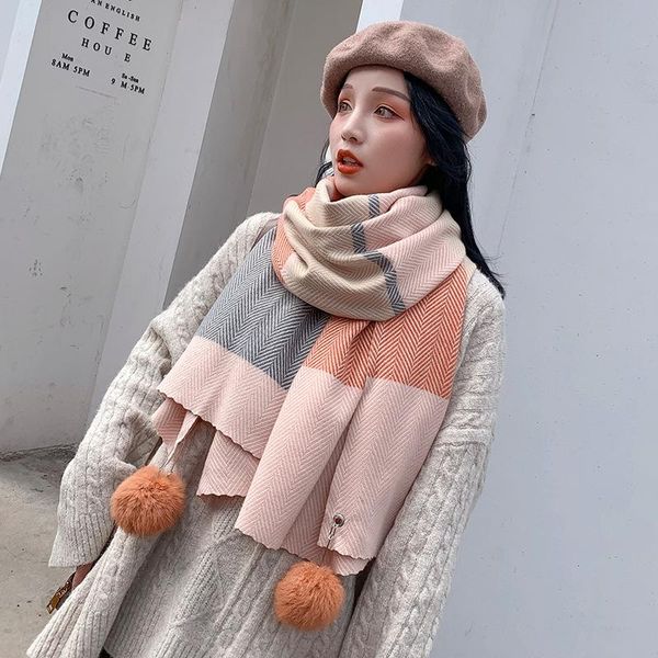 hats, scarves & gloves sets scarf female winter korean version versatile chic soft girl lovely little fresh hanging ball knitting imitation, Blue;gray
hats, scarves & gloves sets scarf female winter korean version versatile chic soft girl lovely little fresh hanging ball knitting imitation, Blue;gray