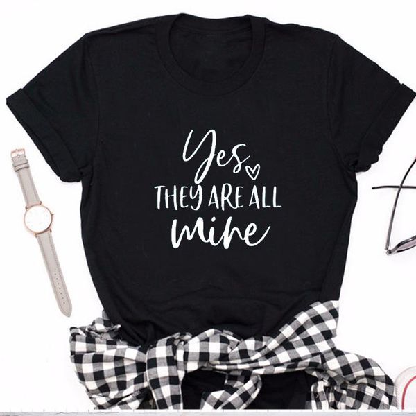 women's t-shirt yes they are all mine 100% cotton women fashion funny graphic aesthetic shirt o neck harajuku short sleeve girl tees, White
women's t-shirt yes they are all mine 100% cotton women fashion funny graphic aesthetic shirt o neck harajuku short sleeve girl tees, White