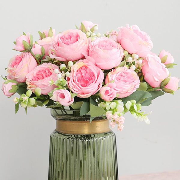 decorative flowers & wreaths 5 cm diameter flower head long 30cm artificial rose pink silk peony bouquet fake home wedding decoration indoor
decorative flowers & wreaths 5 cm diameter flower head long 30cm artificial rose pink silk peony bouquet fake home wedding decoration indoor