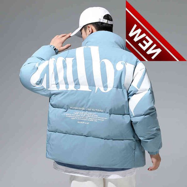 letter print on back 90% white down coat for men 2021 winter fashion trend warm clothes teens light fluffy hip hop puffer jacket, Black
letter print on back 90% white down coat for men 2021 winter fashion trend warm clothes teens light fluffy hip hop puffer jacket, Black
