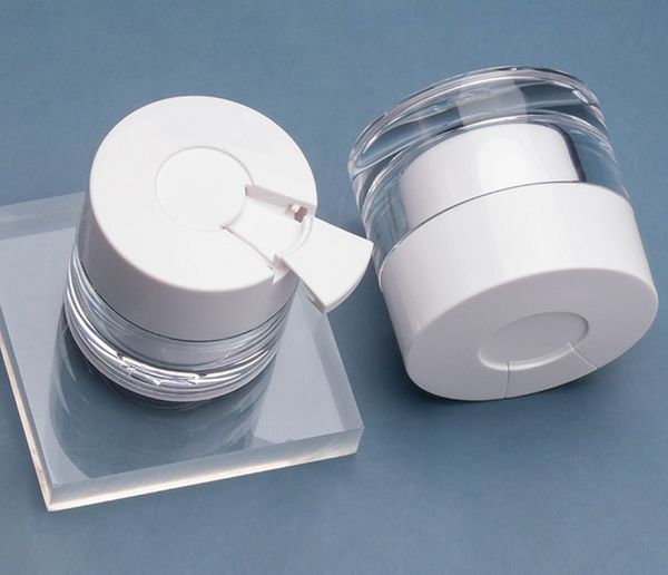 30g round acrylic jar white jars container empty bottle cream plastic cosmetic packaging
30g round acrylic jar white jars container empty bottle cream plastic cosmetic packaging