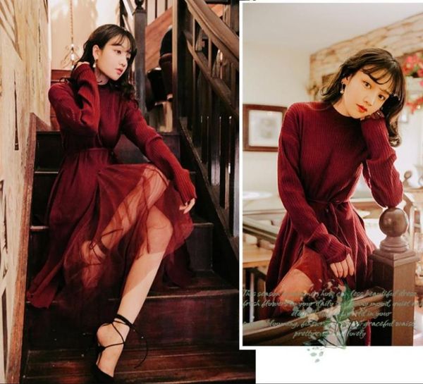 casual dresses two pieces knit dress spring women's split design irregular mesh + two-piece wild fashion wq1939, Black;gray
casual dresses two pieces knit dress spring women's split design irregular mesh + two-piece wild fashion wq1939, Black;gray