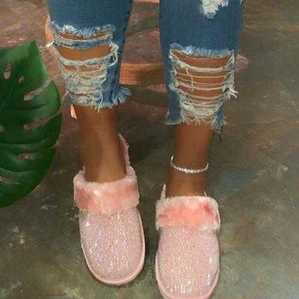 classic winter warm fur slippers women girls slippers house shoes with crystal indoor bedroom zapatilla mujer y0804, Black
classic winter warm fur slippers women girls slippers house shoes with crystal indoor bedroom zapatilla mujer y0804, Black