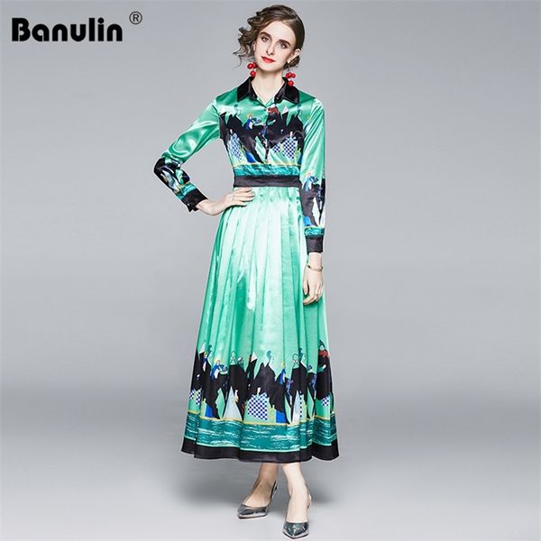 runway long sleeve autumn dress women elegant shirt collar vintage print green maxi robe hiver femme 210603, Black;gray
runway long sleeve autumn dress women elegant shirt collar vintage print green maxi robe hiver femme 210603, Black;gray