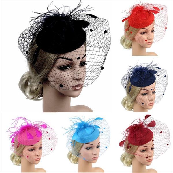women handmade feather mesh floral hair fascinator fedoras evening party elegant caps high street wear, Blue;gray
women handmade feather mesh floral hair fascinator fedoras evening party elegant caps high street wear, Blue;gray