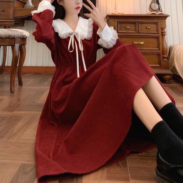 heydress sweet elegant midi dress women autumn patchwork party female casual lace retro korean women's clothing dresses, Black;gray
heydress sweet elegant midi dress women autumn patchwork party female casual lace retro korean women's clothing dresses, Black;gray