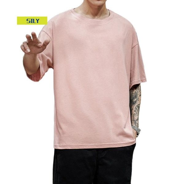summer men's t shirt 2021 fashion solid mens oversized hip hop short sleeve casual cotton streetwear tees t-shirts, White;black
summer men's t shirt 2021 fashion solid mens oversized hip hop short sleeve casual cotton streetwear tees t-shirts, White;black