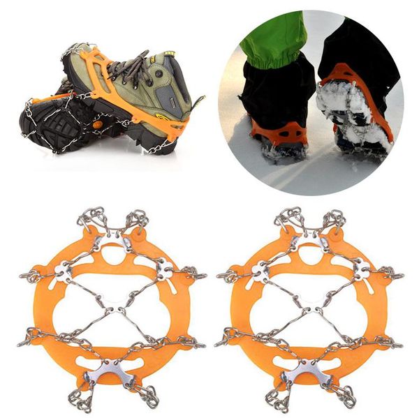 cords, slings and webbing 1 pair 8 teeth ice gripper spike shoes anti slip hiking climbing snow spikes crampons chain grips boots cove
cords, slings and webbing 1 pair 8 teeth ice gripper spike shoes anti slip hiking climbing snow spikes crampons chain grips boots cove