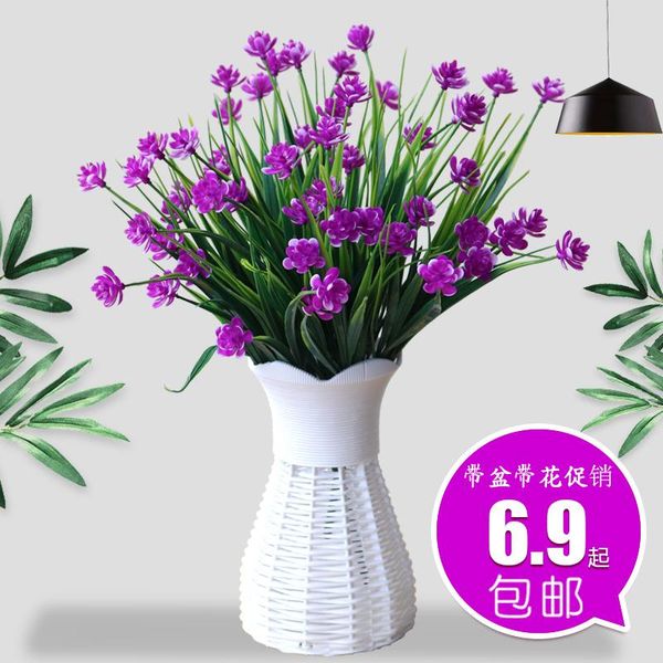 home simulation insert fake bouquet plastic dry flower set ornaments indoor dining room tea table small potted plants planters & pots
home simulation insert fake bouquet plastic dry flower set ornaments indoor dining room tea table small potted plants planters & pots
