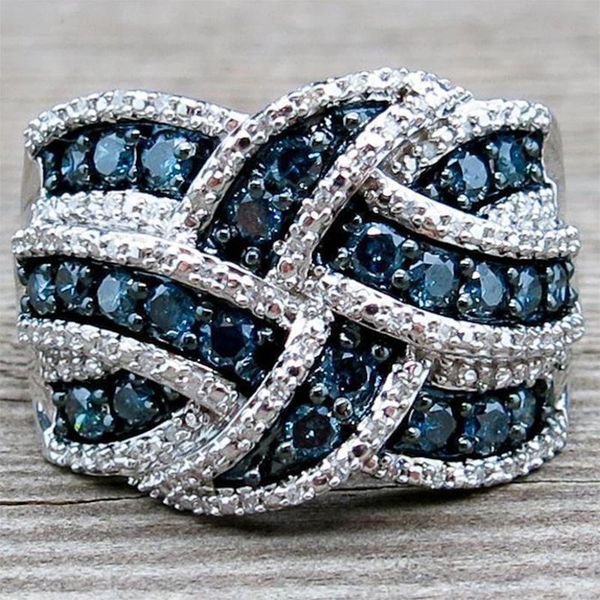 wedding rings luxury big silver with blue colors cz zircon stone for women fashion engagement gifts, Slivery;golden
wedding rings luxury big silver with blue colors cz zircon stone for women fashion engagement gifts, Slivery;golden
