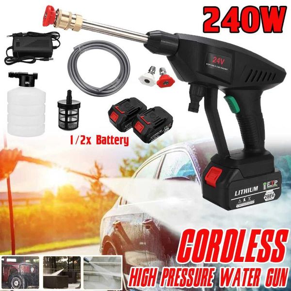 batteries 24v cordless car washer cleaner kit 240w portable electric high pressure wash water gun auto spray garden tool
batteries 24v cordless car washer cleaner kit 240w portable electric high pressure wash water gun auto spray garden tool