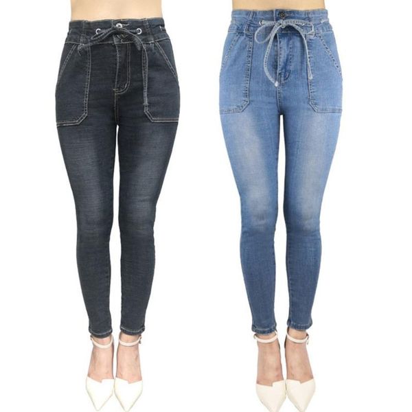women's winter high waist jeans elastic 2021 thin-section denim pants pockets slim solid color #ws, Blue
women's winter high waist jeans elastic 2021 thin-section denim pants pockets slim solid color #ws, Blue