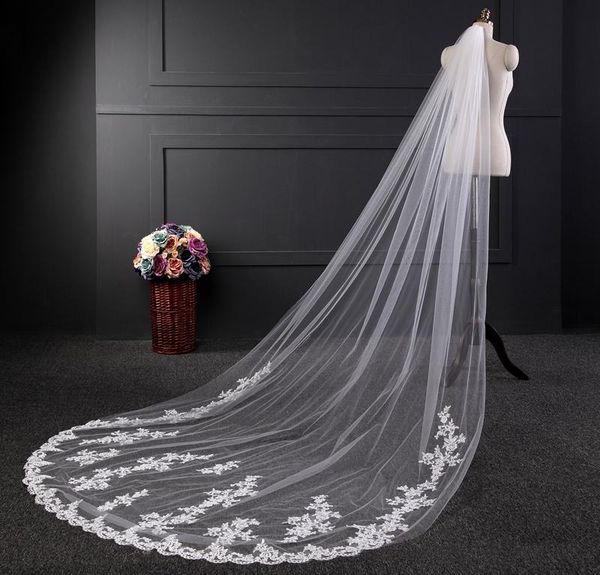 bridal veils arrival white ivory lace edge veil 2021 velo de novia wedding with comb accessories veu noiva, Black
bridal veils arrival white ivory lace edge veil 2021 velo de novia wedding with comb accessories veu noiva, Black