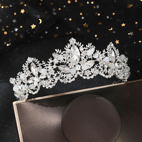 bridal tiara wedding hair accessories for female silver color crown prom brides diadem ornaments women jewelrydio chan contact, White;golden
bridal tiara wedding hair accessories for female silver color crown prom brides diadem ornaments women jewelrydio chan contact, White;golden