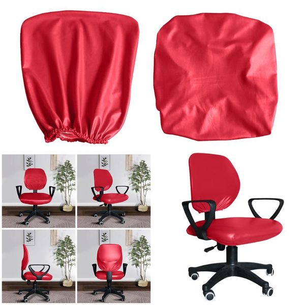 chair covers 1 set waterproof pu leather stretch rotating cover removable office computer slipcover el chairs bar stools
chair covers 1 set waterproof pu leather stretch rotating cover removable office computer slipcover el chairs bar stools