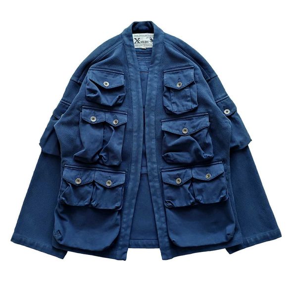 21ss young men silib kendo multi pocket taoist robe jacket amekaji minority non kapital trendy style, Black;brown
21ss young men silib kendo multi pocket taoist robe jacket amekaji minority non kapital trendy style, Black;brown