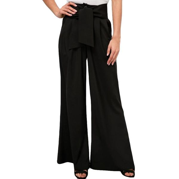 women pants elegant bow tie waist pocket solid casual broad leg bootcut summer loose female trousers ladies leggings women's & capris, Black;white
women pants elegant bow tie waist pocket solid casual broad leg bootcut summer loose female trousers ladies leggings women's & capris, Black;white