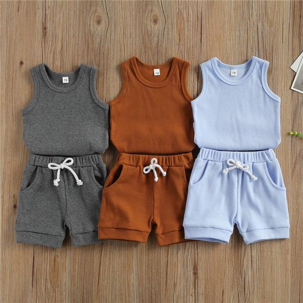 0-3y born baby boys girls ribbed clothes set 2pcs outfit sleeveless tank +shorts solid color for kids clothing sets, White
0-3y born baby boys girls ribbed clothes set 2pcs outfit sleeveless tank +shorts solid color for kids clothing sets, White