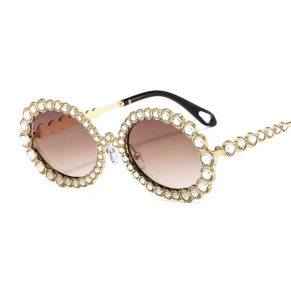 fashion diamond frame round sunglasses women vintage oval shades rhinestone sunglasses for female metal uv400, White;black
fashion diamond frame round sunglasses women vintage oval shades rhinestone sunglasses for female metal uv400, White;black