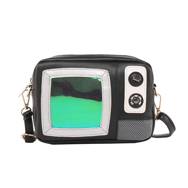 women tv shape shoulder messenger bags pu leather vintage crossbody handbags retro laser female purse
women tv shape shoulder messenger bags pu leather vintage crossbody handbags retro laser female purse
