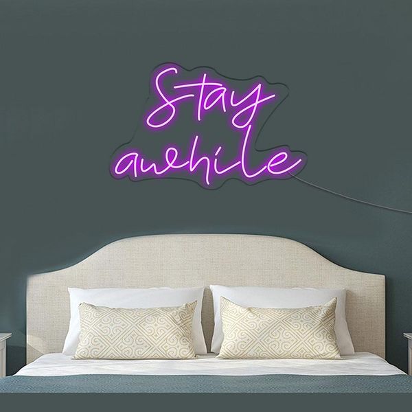 other lighting bulbs & tubes led custom neon sign light stay awhile logo letter motto pattern aesthetic room lamps for wall decor home bar p
other lighting bulbs & tubes led custom neon sign light stay awhile logo letter motto pattern aesthetic room lamps for wall decor home bar p