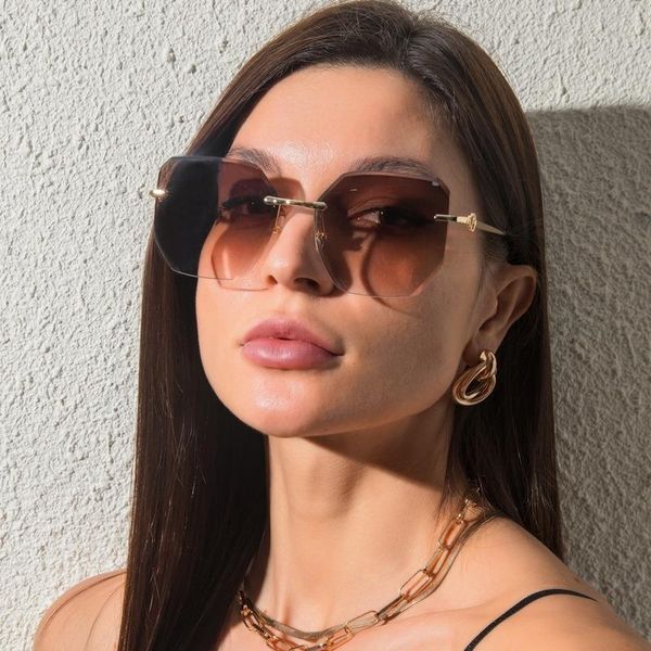 sunglasses vintage woman square sun glasses man cmaos gradient fashion rimless shade trendy eyewear uv400 travel zonnebril dames, White;black
sunglasses vintage woman square sun glasses man cmaos gradient fashion rimless shade trendy eyewear uv400 travel zonnebril dames, White;black