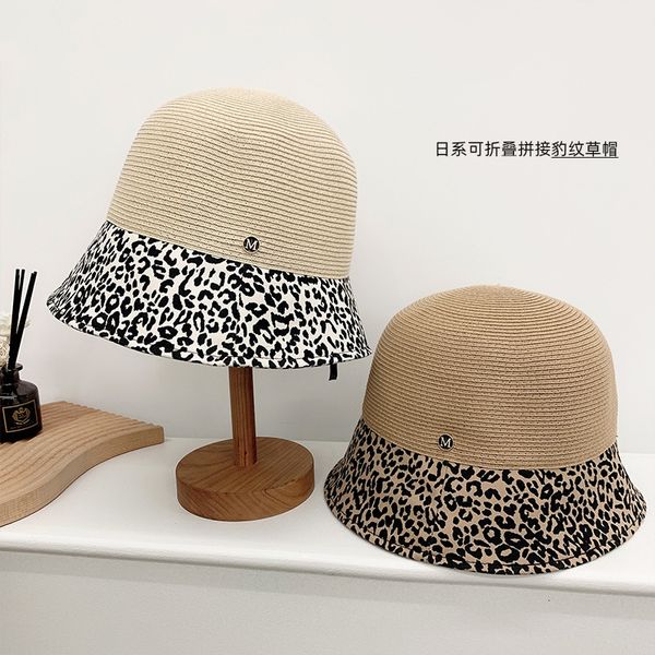 children fashion leopard eaves straw m standard cloth grass splicing bucket hat spring summer sunshade fisherman leisure basin, Yellow
children fashion leopard eaves straw m standard cloth grass splicing bucket hat spring summer sunshade fisherman leisure basin, Yellow