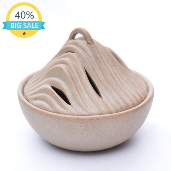 fragrance lamps antique portable incense burner house hollow ceramic holder creative cover porte encens plate 6001
fragrance lamps antique portable incense burner house hollow ceramic holder creative cover porte encens plate 6001