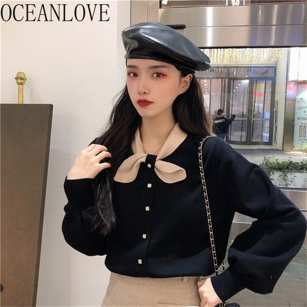sweet cardigans bow vintage korean autumn winter clothes woman sweaters elegant mujer chaqueta 19057 210415, White;black
sweet cardigans bow vintage korean autumn winter clothes woman sweaters elegant mujer chaqueta 19057 210415, White;black
