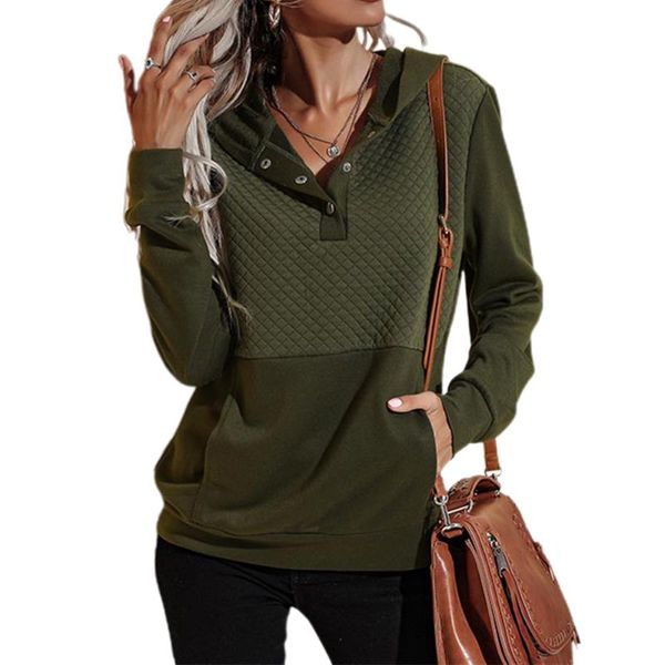 women's hoodies & sweatshirts v neck button hooded patchwork pockets sweatshirt autumn slim fit pullover casual vintage clothing, Black
women's hoodies & sweatshirts v neck button hooded patchwork pockets sweatshirt autumn slim fit pullover casual vintage clothing, Black