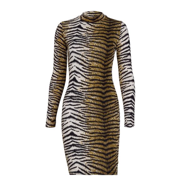 shestyle animal tiger leopard long sleeve dress women bodycon stand collar autumn basic clubwear party elegant midi dressesin, Black;white
shestyle animal tiger leopard long sleeve dress women bodycon stand collar autumn basic clubwear party elegant midi dressesin, Black;white