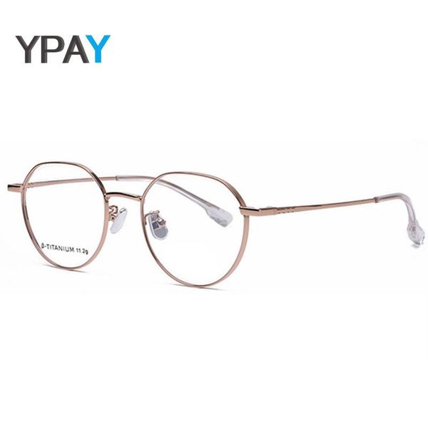fashion sunglasses frames ypay pure titanium glasses frame female retro round myopia optical male 2021 prescription 24, Black
fashion sunglasses frames ypay pure titanium glasses frame female retro round myopia optical male 2021 prescription 24, Black