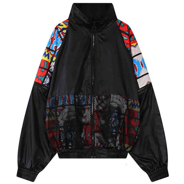 women's jackets autumn women bomber jacket new double x embroidery net causal graffiti ladies long sleeves plus size outwear coat, Black;brown
women's jackets autumn women bomber jacket new double x embroidery net causal graffiti ladies long sleeves plus size outwear coat, Black;brown