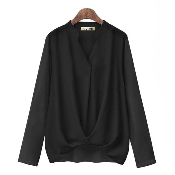 women's blouses & shirts 2021 spring summer women long sleeve blouse plus size 5xl female european style v neck brand clothes blause k, White
women's blouses & shirts 2021 spring summer women long sleeve blouse plus size 5xl female european style v neck brand clothes blause k, White