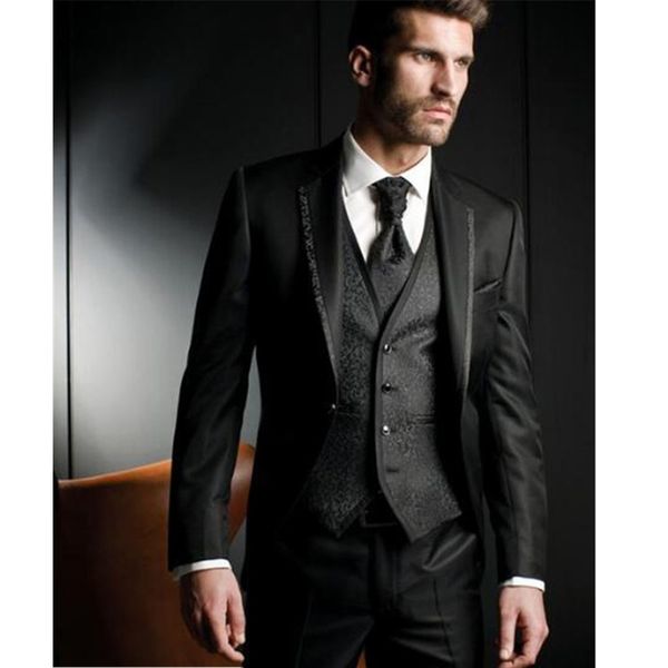 men's suits & blazers black harringbone wedding men's suits three custom parts groom tuxedo for party jacket blazer, White;black
men's suits & blazers black harringbone wedding men's suits three custom parts groom tuxedo for party jacket blazer, White;black
