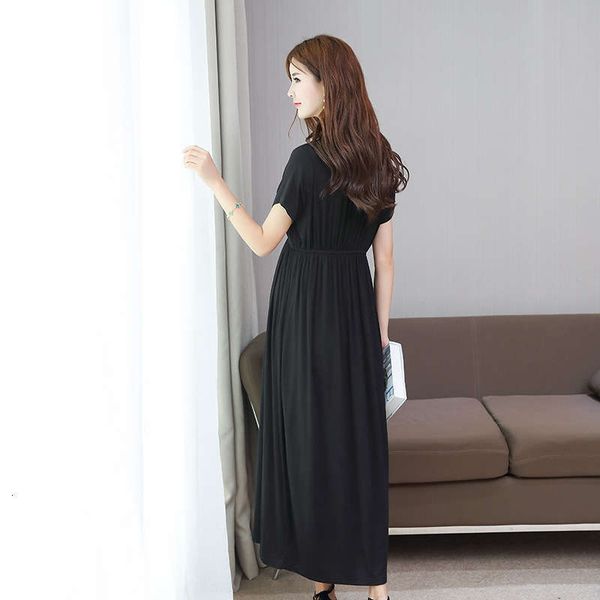large casual summer dresses style high waist slim short sleeve modal maternity dress, Black;gray
large casual summer dresses style high waist slim short sleeve modal maternity dress, Black;gray