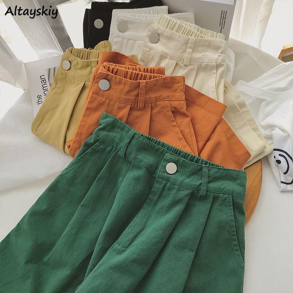 women's shorts women summer simple candy color high waist wide leg baggy cozy solid pockets students streetwear sweet comfort button, White;black
women's shorts women summer simple candy color high waist wide leg baggy cozy solid pockets students streetwear sweet comfort button, White;black