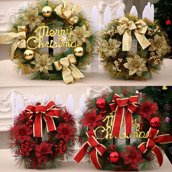 decorative flowers & wreaths 30/40cm merry christmas wreath decor xmas party house door wall hanging garland ornament window tree
decorative flowers & wreaths 30/40cm merry christmas wreath decor xmas party house door wall hanging garland ornament window tree