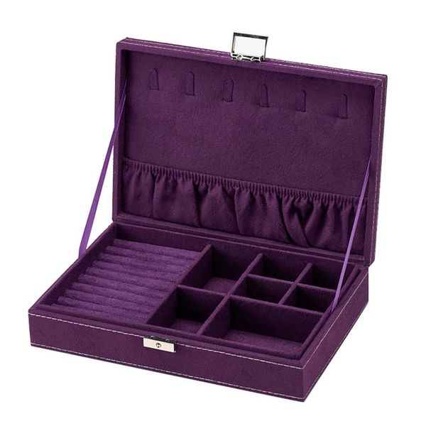 jewelry pouches, bags box velvet storage with lock display cabinet multifunction earring necklace ring, Pink;blue
jewelry pouches, bags box velvet storage with lock display cabinet multifunction earring necklace ring, Pink;blue