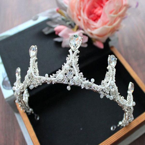 bride's pearl crown handmade rhinestones princess crown wedding accessories wedding hair jewelry crown tiara accessories, Slivery;golden
bride's pearl crown handmade rhinestones princess crown wedding accessories wedding hair jewelry crown tiara accessories, Slivery;golden