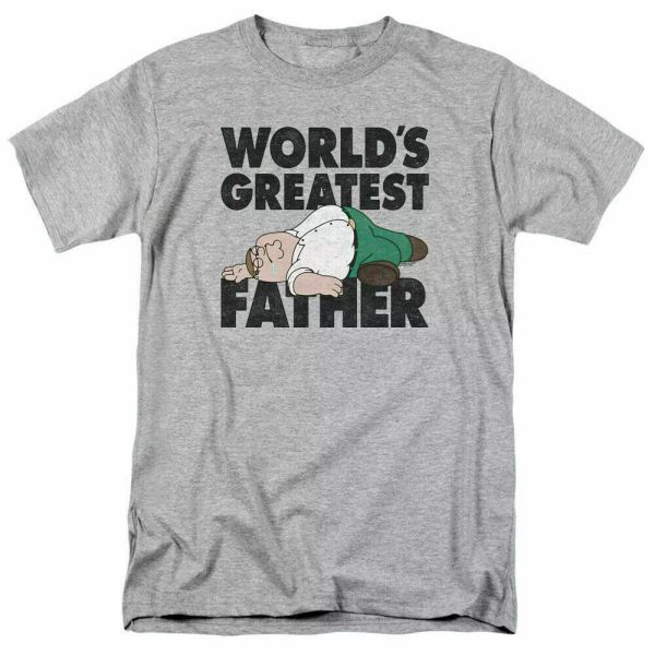 Family Guy The Greatest Father T Shirt Mens Licensed Cartoon Merch Peter Gray, White;black
Family Guy The Greatest Father T Shirt Mens Licensed Cartoon Merch Peter Gray, White;black