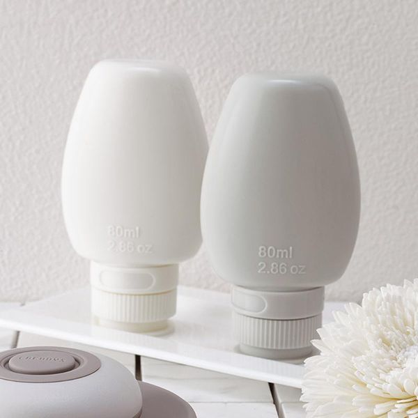 80ml/60ml silicone refillable bottles traveler packing lotion points shampoo container press
80ml/60ml silicone refillable bottles traveler packing lotion points shampoo container press