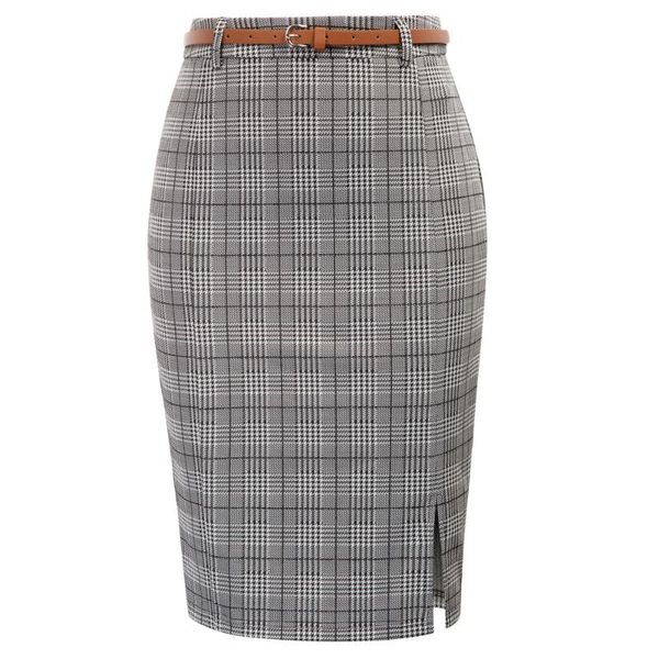 skirts with belt skirt work ladies gray high waist bodycon office casual front split, Black
skirts with belt skirt work ladies gray high waist bodycon office casual front split, Black
