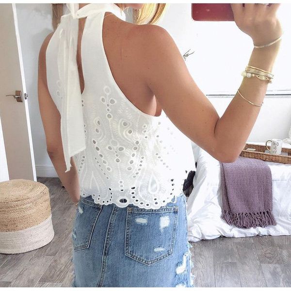 women's blouses & shirts spring and summer 2021 off shoulder sleeveless halter lace up hollow dot large white shirt short fresh sweet
women's blouses & shirts spring and summer 2021 off shoulder sleeveless halter lace up hollow dot large white shirt short fresh sweet
