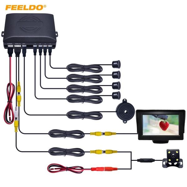 car rear view cameras& parking sensors feeldo 1set 4.3" lcd monitor 4-sensor sensor 4-led night vision ccd camera reversing rearview sy
car rear view cameras& parking sensors feeldo 1set 4.3" lcd monitor 4-sensor sensor 4-led night vision ccd camera reversing rearview sy